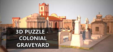 3D PUZZLE - Colonial Graveyard capsule