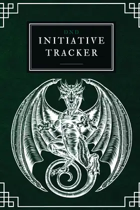 DND Initiative Tracker: (200 pages) RPG Encounter Combat Tracker poster
