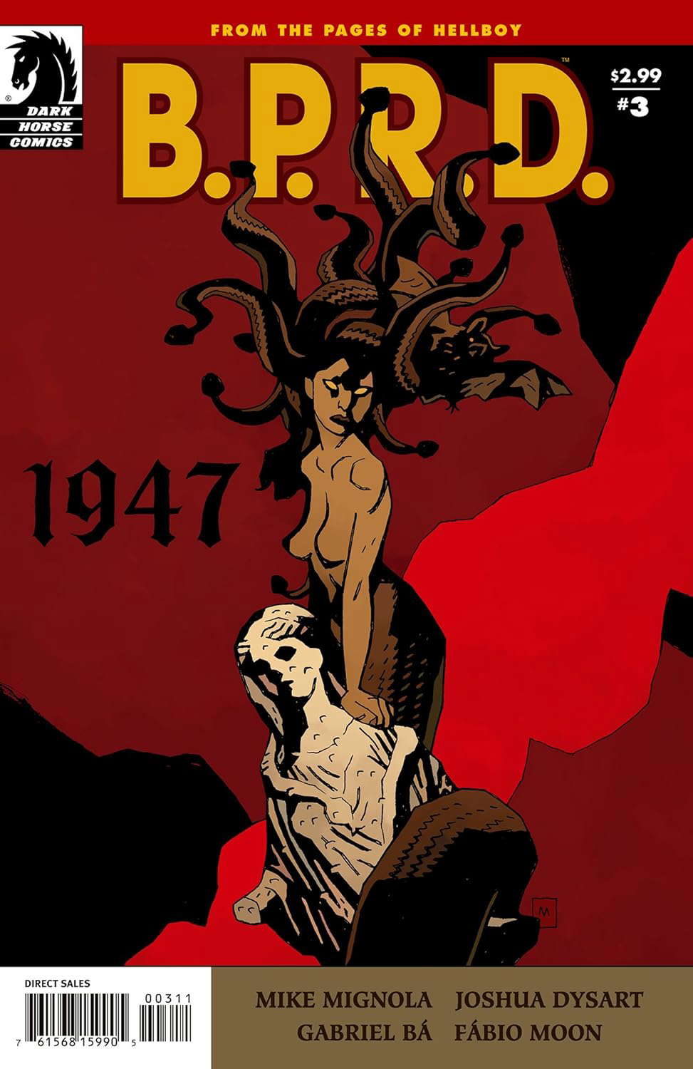 B.P.R.D. 1947 #3 Mignola Cover (B.P.R.D. 1947 Mignola Cover, #3) poster