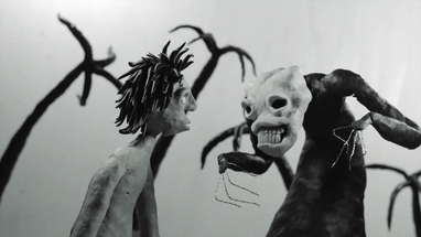 A KISS IN THE DARKNESS - Stop Motion Short Film poster