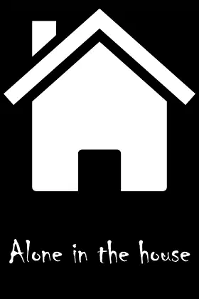 Alone in the house poster