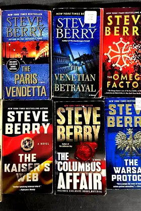 Steve Berry Thriller Novel Collection 10 Book Set poster