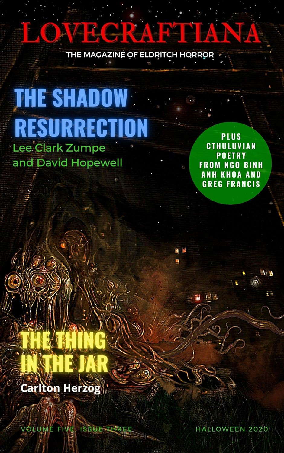 Lovecraftiana: Vol 5, Issue 3, Halloween 2020 poster