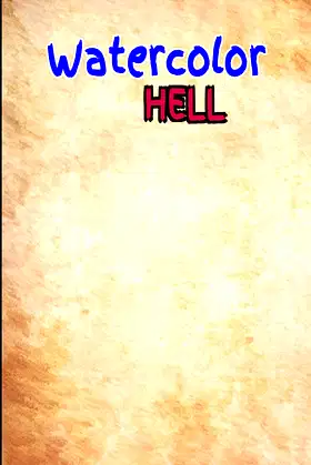 Watercolor Hell poster