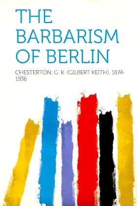 The Barbarism of Berlin poster