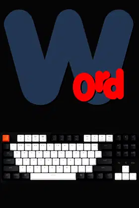 Word poster