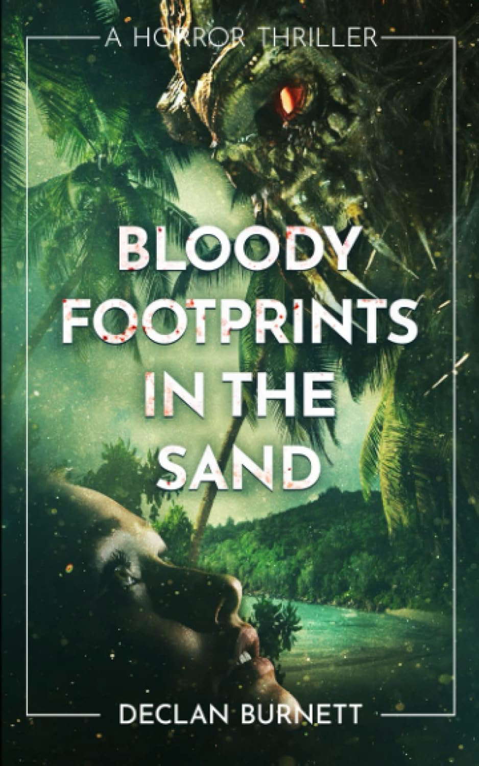 Bloody Footprints In The Sand poster