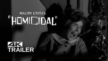 HOMICIDAL Theatrical Trailer [1961] Glenn Corbett, Joan Marshall poster