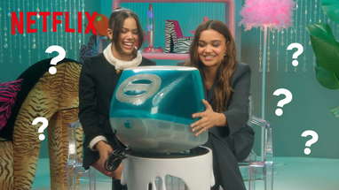 Madison Bailey and Antonia Gentry Guess 2003 Tech and Fashion poster