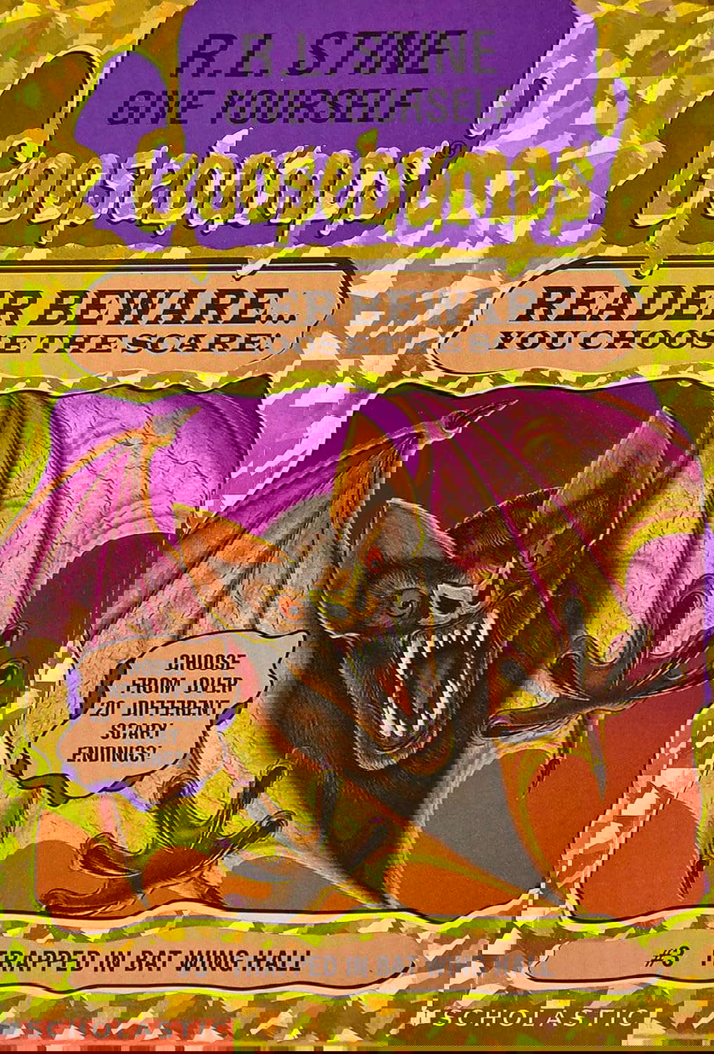 Trapped in Bat Wing Hall (Give Yourself Goosebumps #3) poster