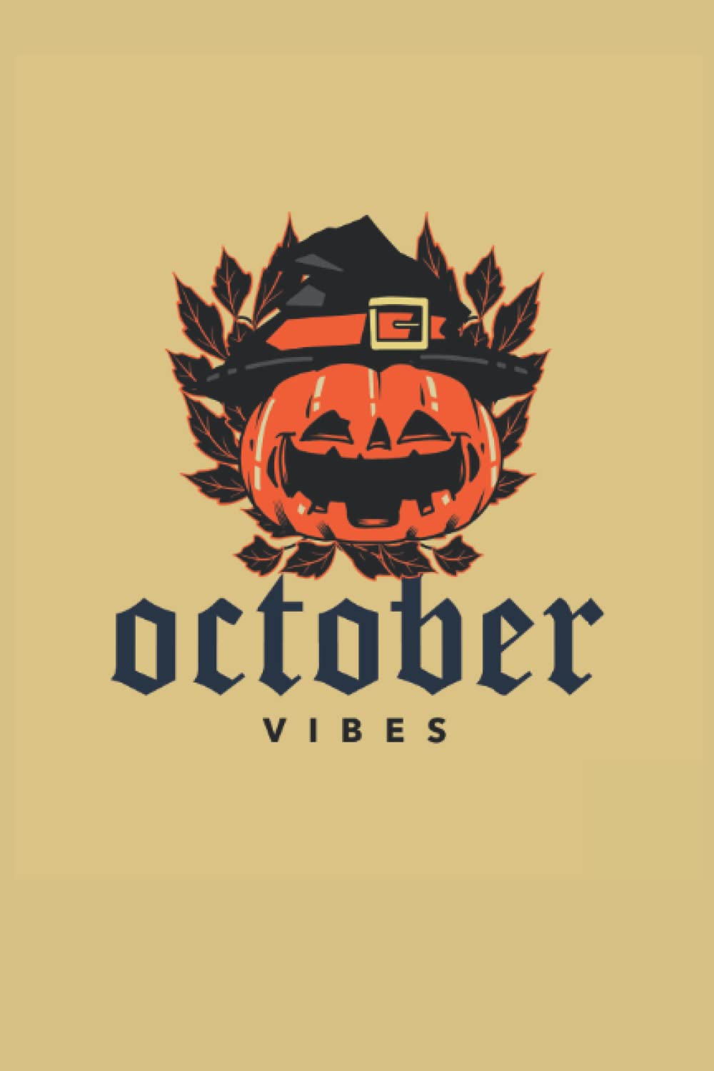 October Vibes, Masked Witch: Halloween Journal (120 Lined Pages, 6" x 9") poster