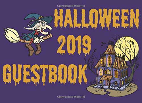 HALLOWEEN 2019 GUESTBOOK: Perfect to record your epic 2019 Halloween party poster