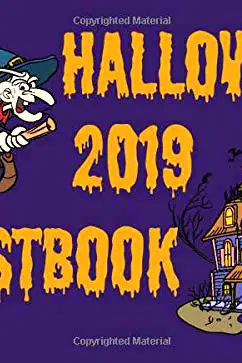 HALLOWEEN 2019 GUESTBOOK: Perfect to record your epic 2019 Halloween party poster