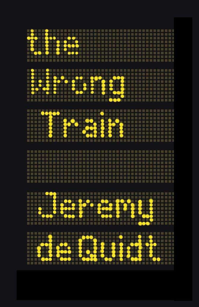 The Wrong Train poster