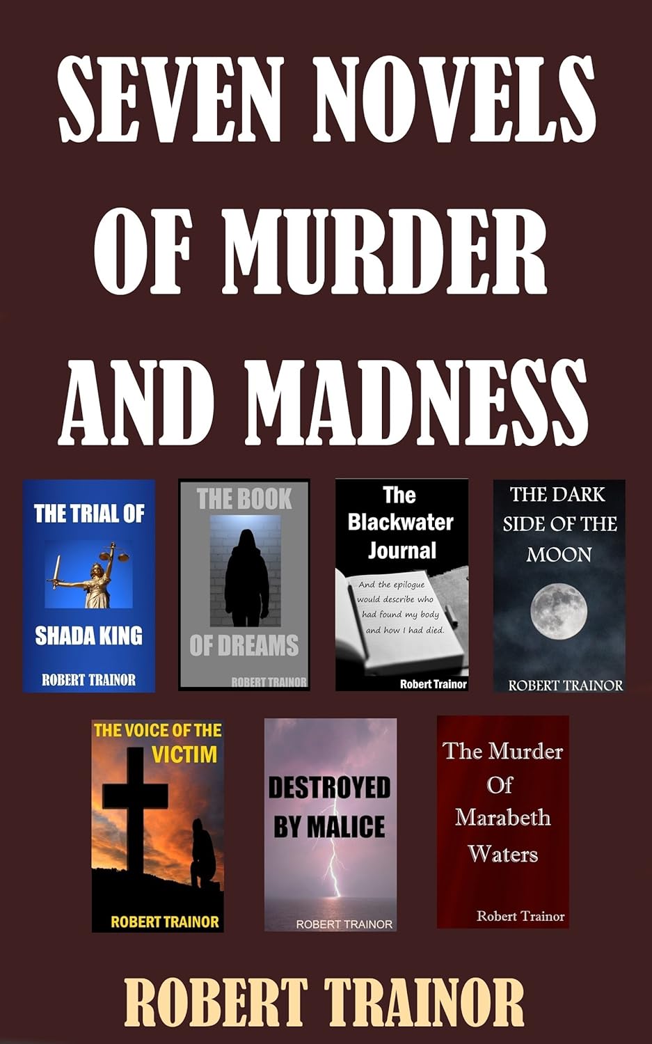 SEVEN NOVELS OF MURDER AND MADNESS poster
