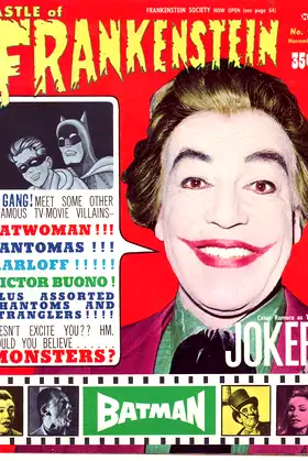Castle of Frankenstein # 9 - Batman, Fantomas, Karloff poster