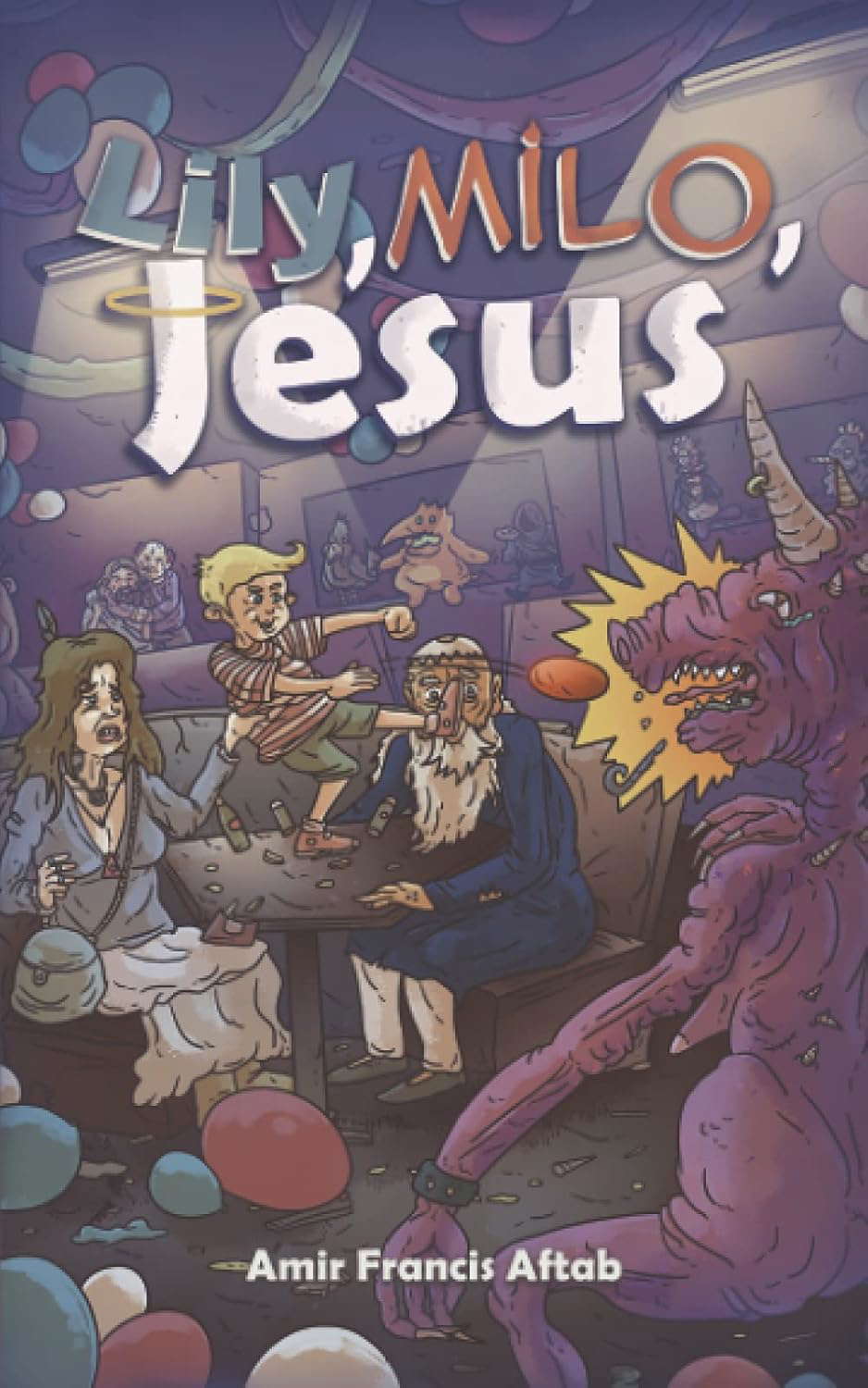 Lily, Milo, Jesus poster