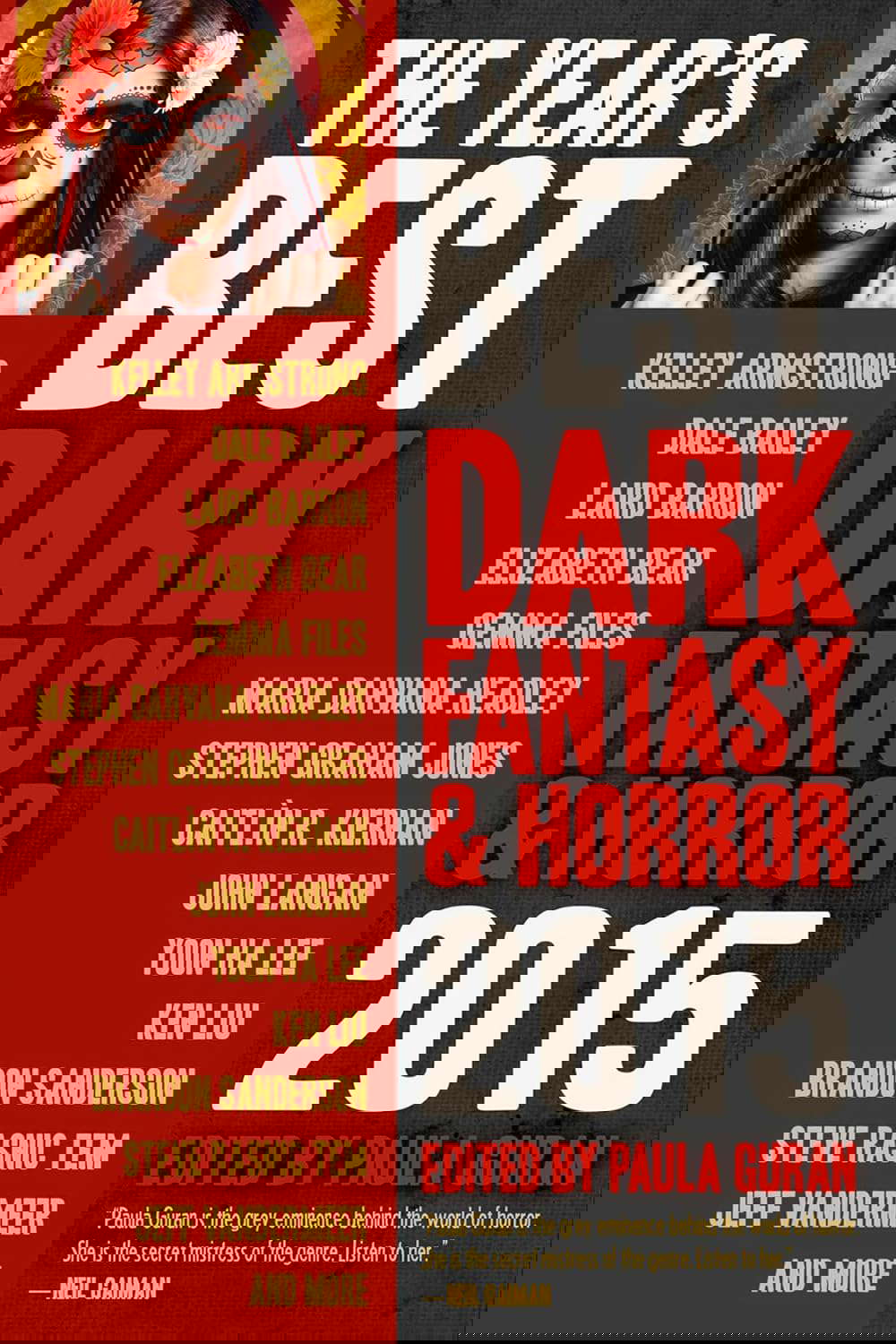 The Year's Best Dark Fantasy & Horror 2015 Edition poster