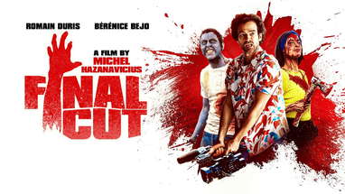 Final Cut | 2022 | UK Trailer | Zombie Comedy Horror | Michel Hazanavicius | Matilda Lutz poster