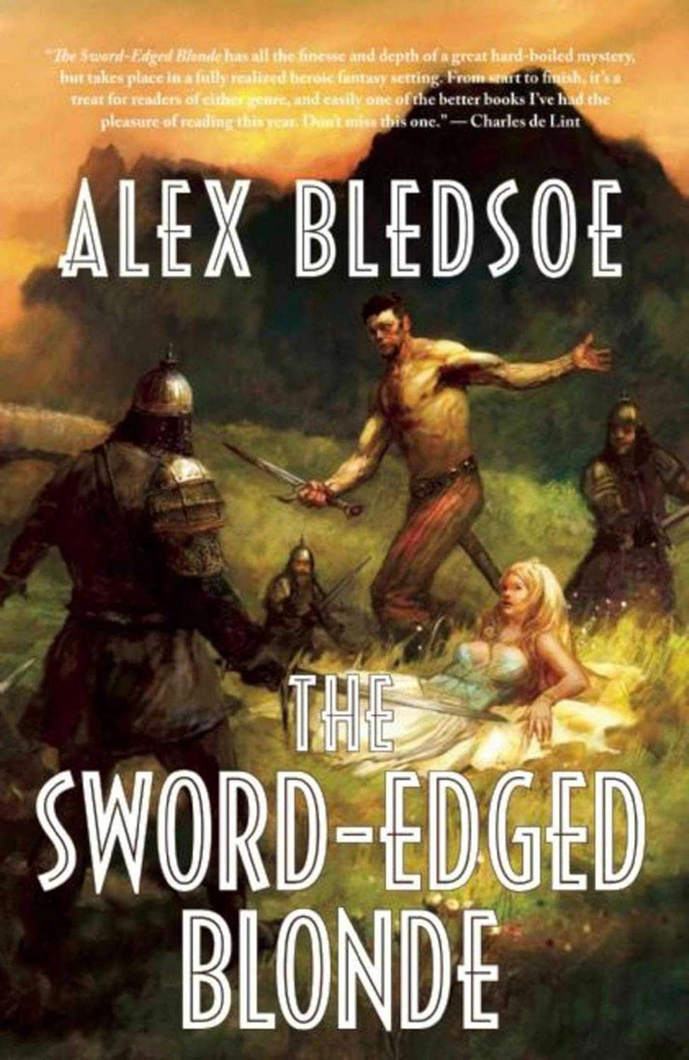 The Sword-Edged Blonde poster