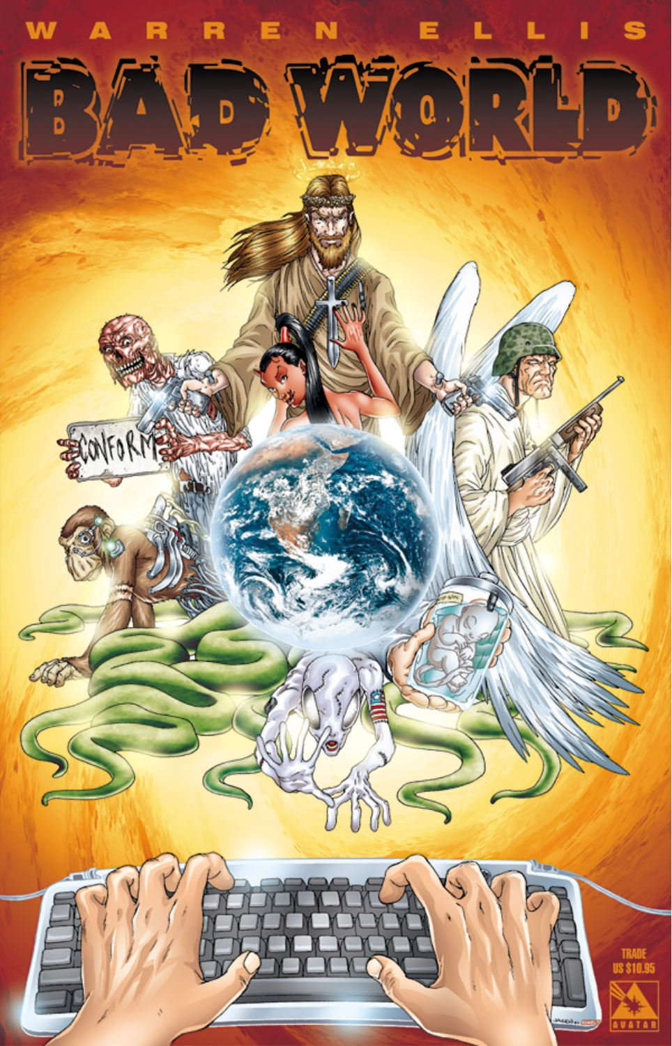 Warren Ellis' Bad World poster