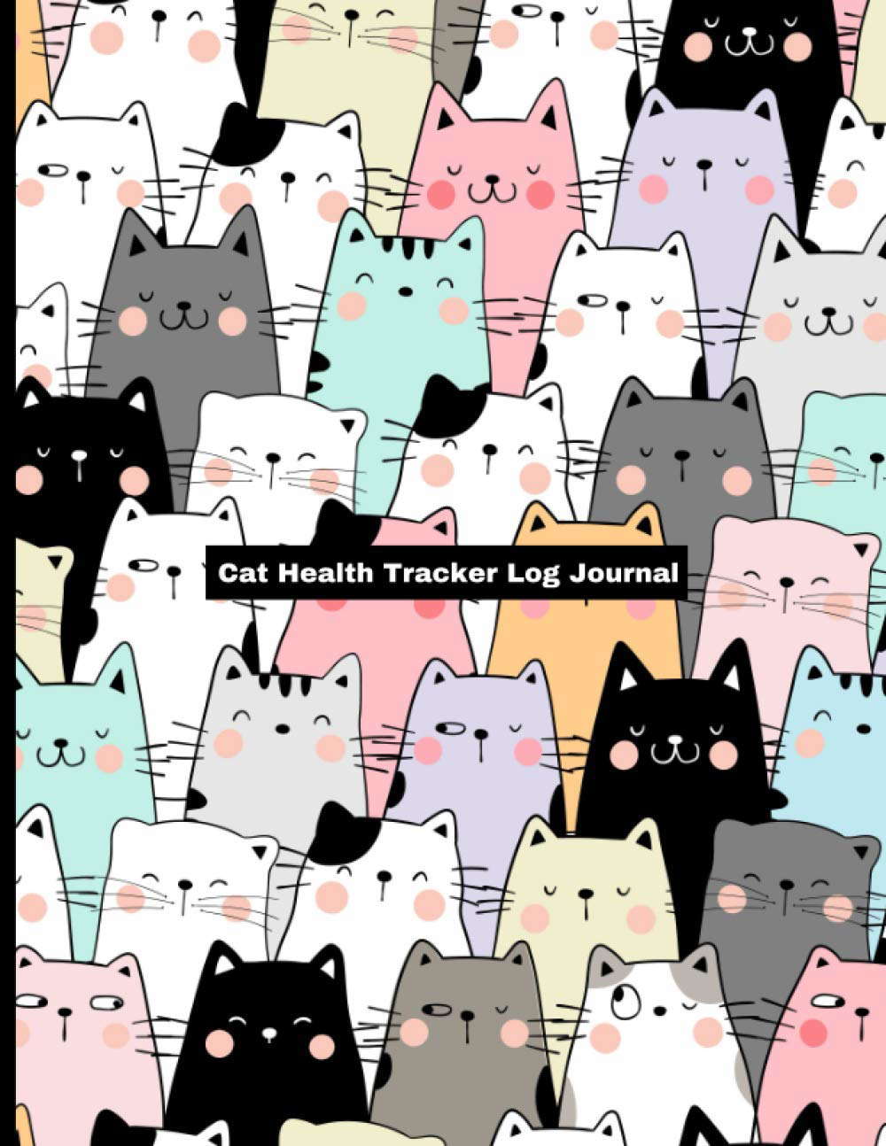 Cat Health Tacker Log Journal poster