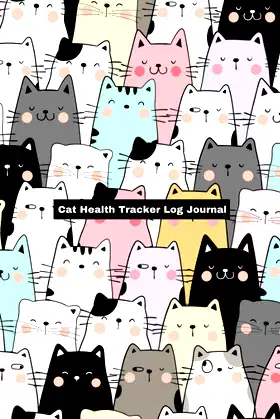Cat Health Tacker Log Journal poster