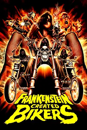 Frankenstein Created Bikers poster