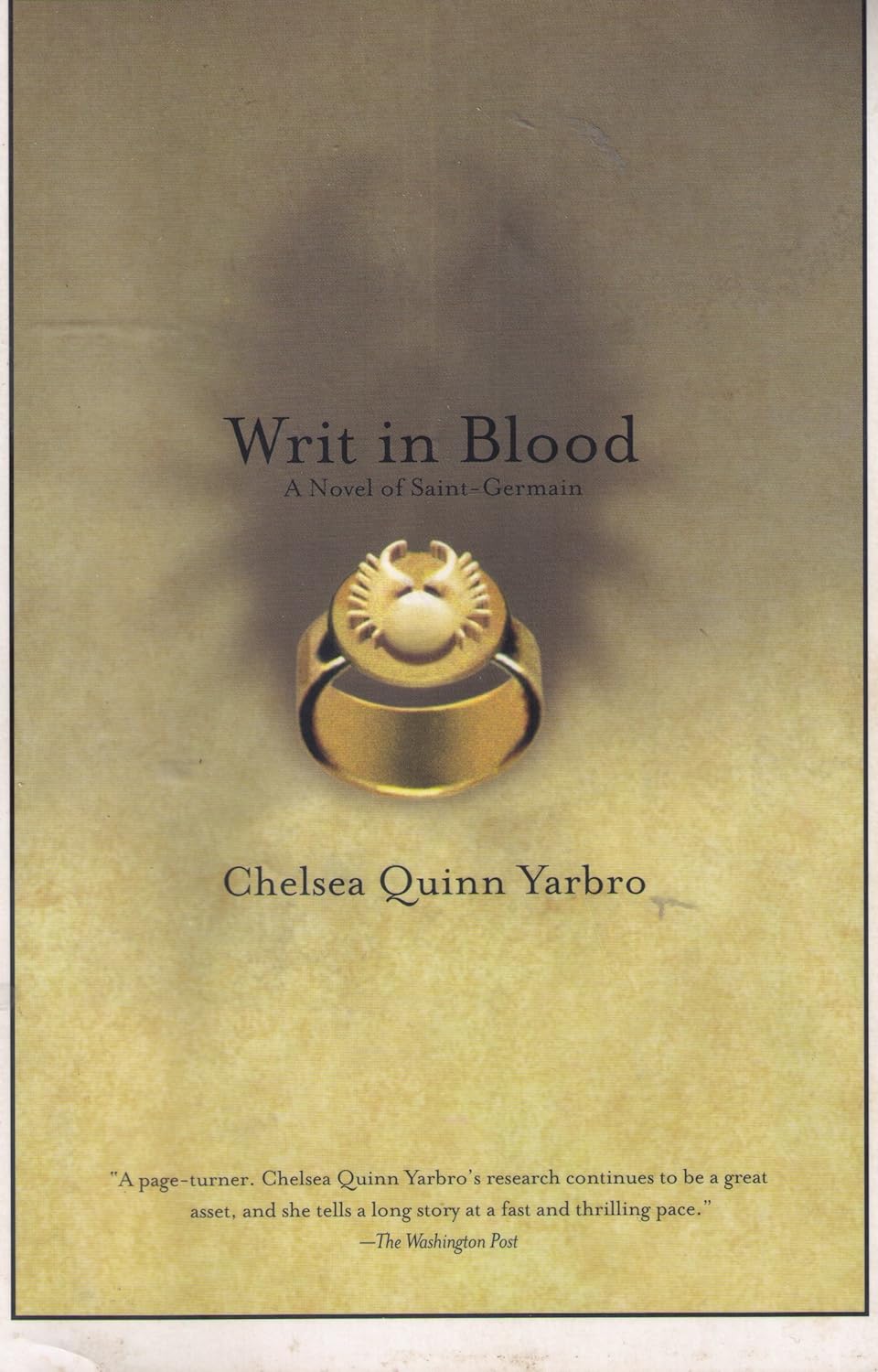 Writ In Blood: A Novel of the Count Saint-Germain (St. Germain) poster