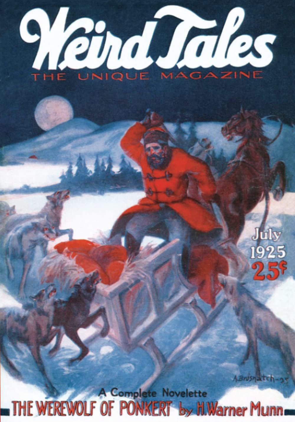 Weird Tales, July 1925: Vol. VI, No. 1 poster