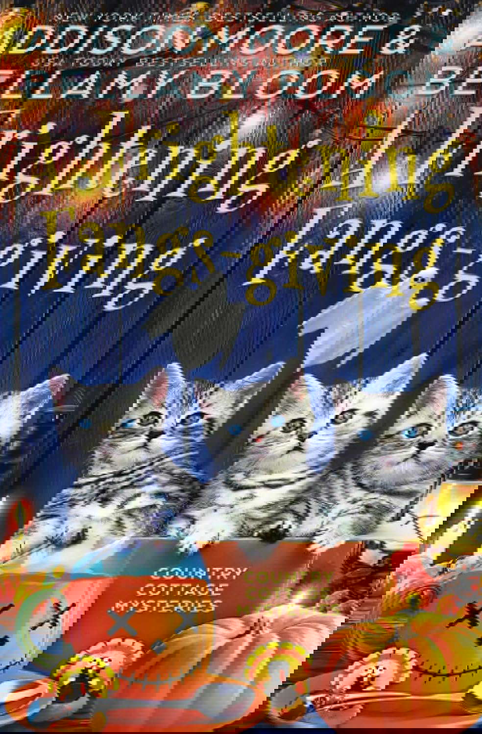 A Frightening Fangs-giving: Cozy Mystery (Country Cottage Mysteries) poster