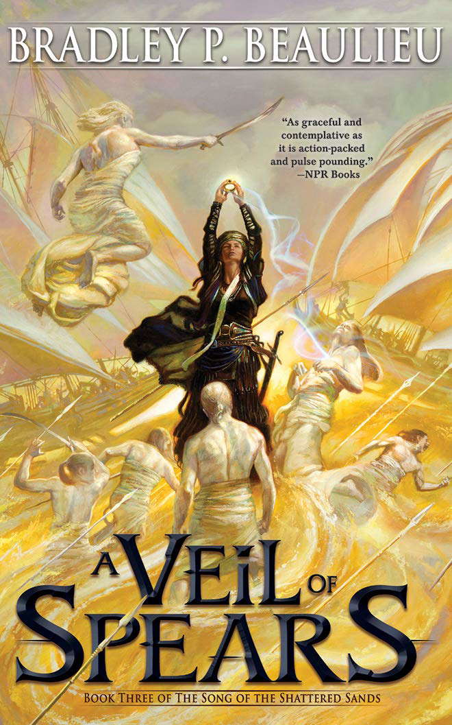 A Veil of Spears (The Song of the Shattered Sands, 3) poster