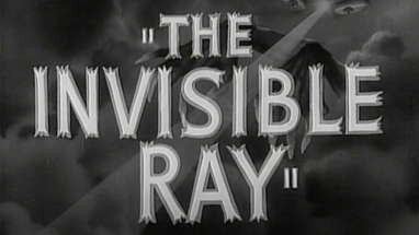 THE INVISIBLE RAY Original 1948 Re-issue Trailer poster