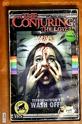 DC Horror Presents The Conjuring The Lover #2 CVR B Ryan VHS VRNT poster