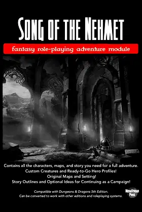 Song of the Nehmet: fantasy role-playing adventure module poster