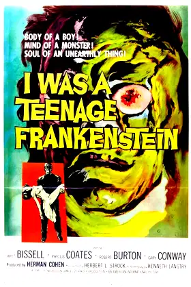I Was a Teenage Frankenstein poster