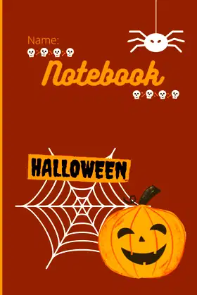 Haloween Notebook poster