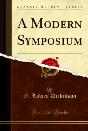 A Modern Symposium (Classic Reprint) poster