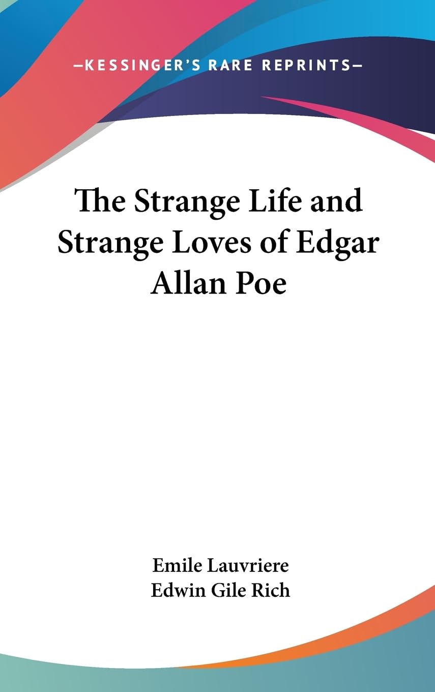 The Strange Life and Strange Loves of Edgar Allan Poe poster