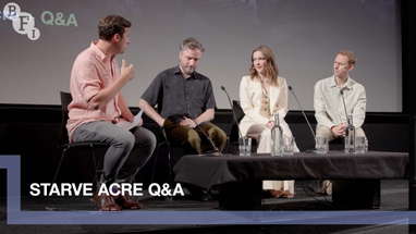 Daniel Kokotajlo, Morfydd Clark and Robert Emms on Starve Acre | BFI Q&A poster