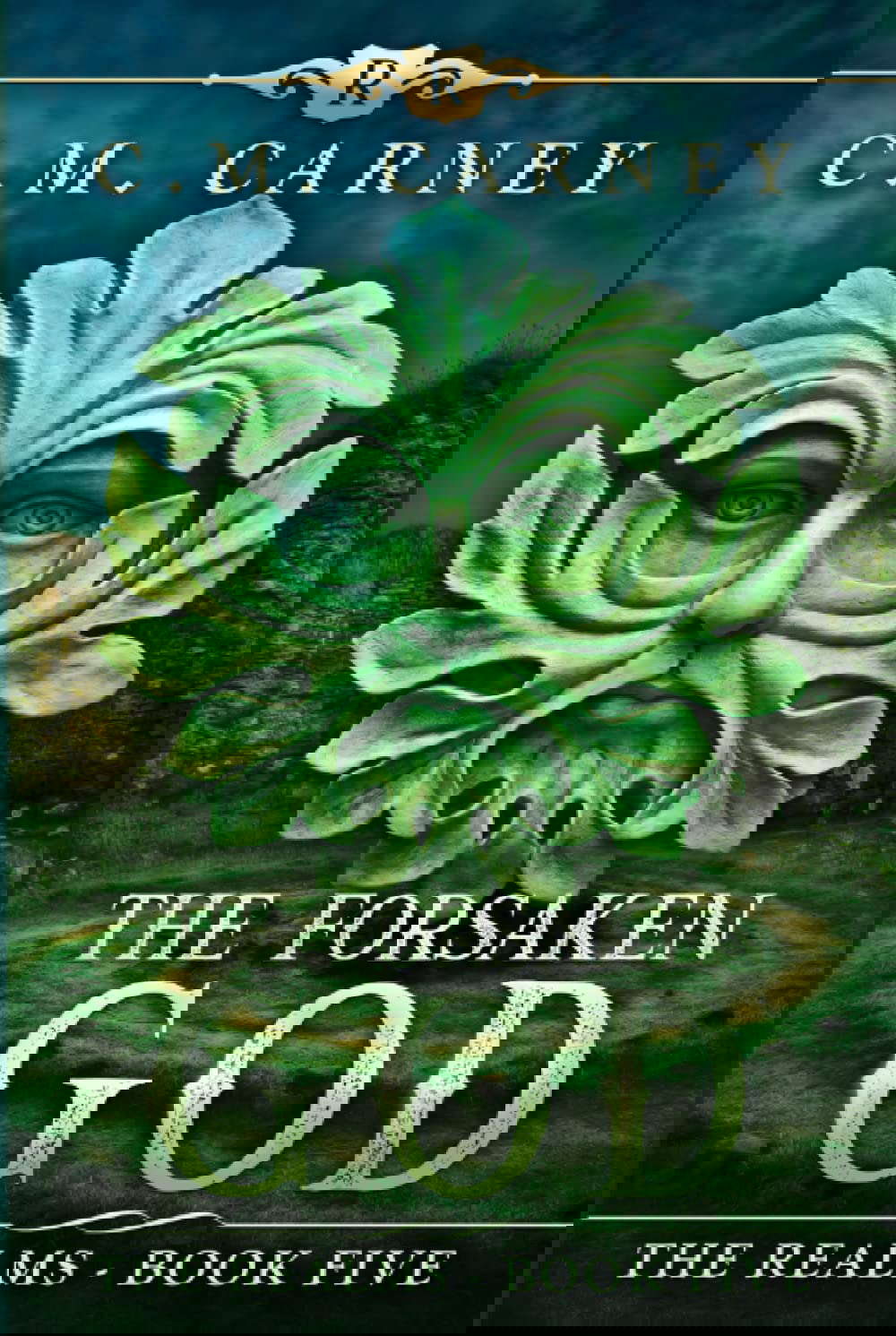 The Forsaken God: The Realms Book Five: (An Epic LitRPG Portal Fantasy) poster