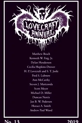 Lovecraft Annual No. 13 (2019) poster