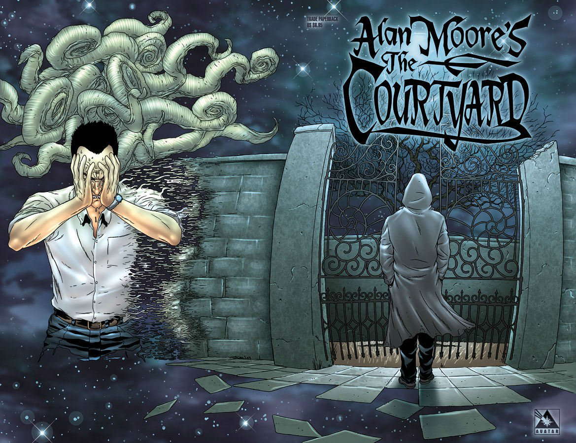 Alan Moore's The Courtyard poster