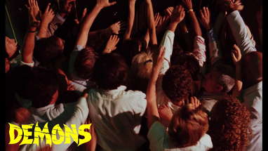 Demons Clip - We’re trapped in here! poster