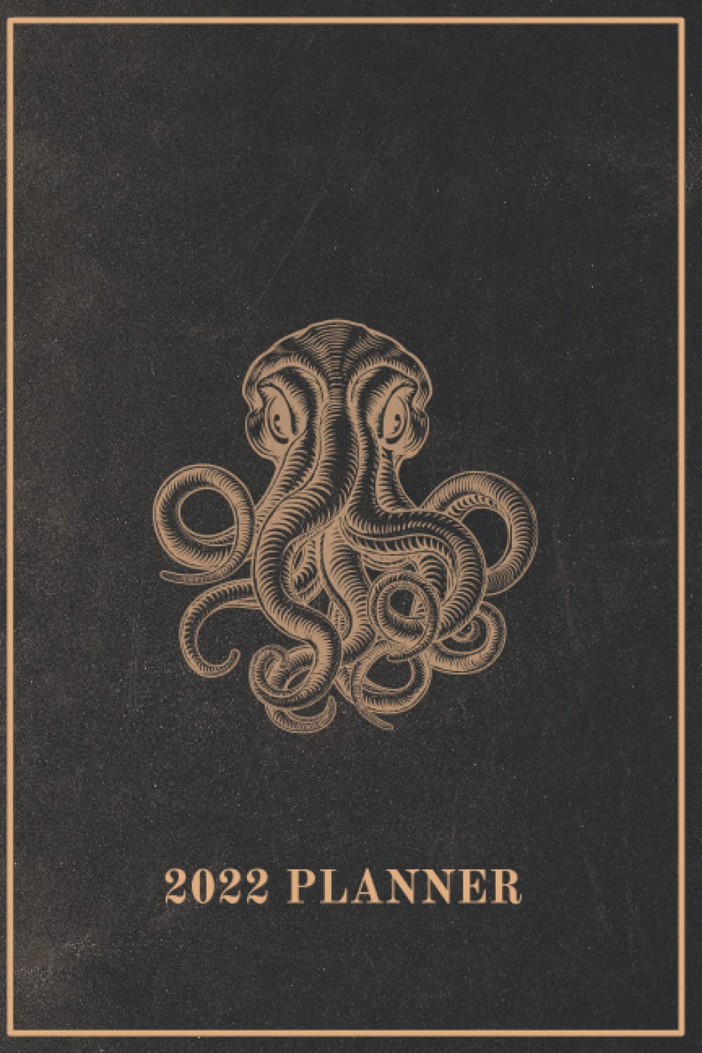 2022 Planner: Black and Gold Horror Addition: 219 pages poster
