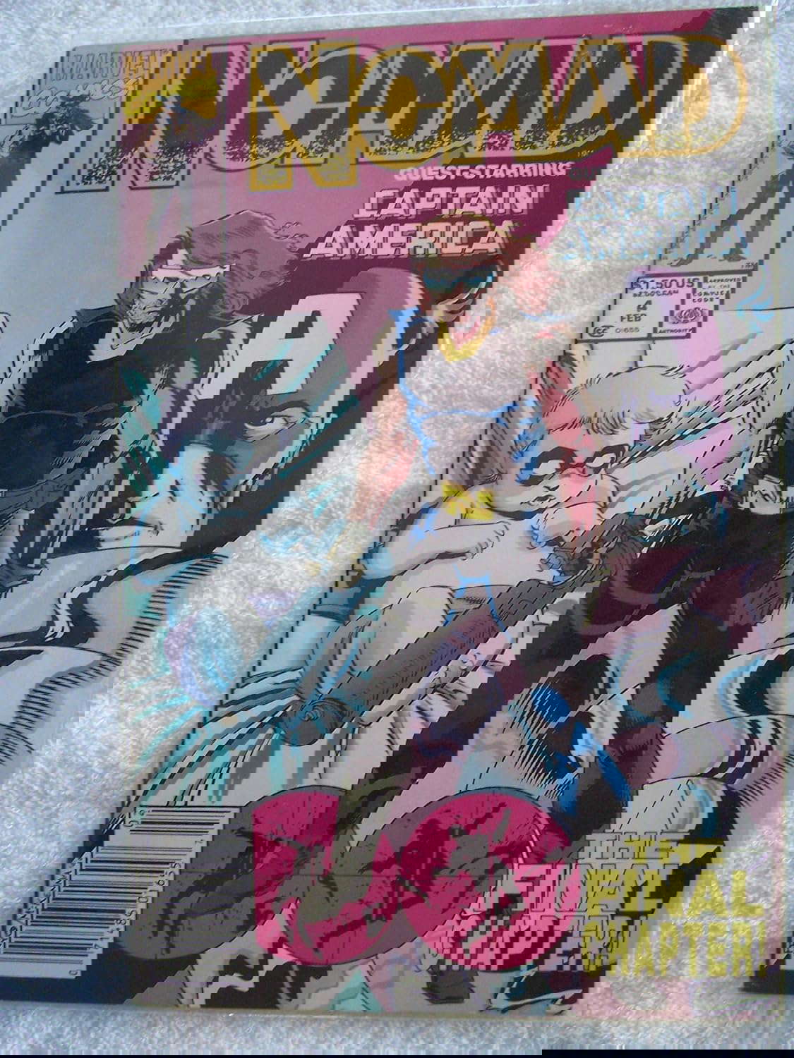 Nomad Comic #4 / Feb By Marvel Comics (The Final Chapter) poster