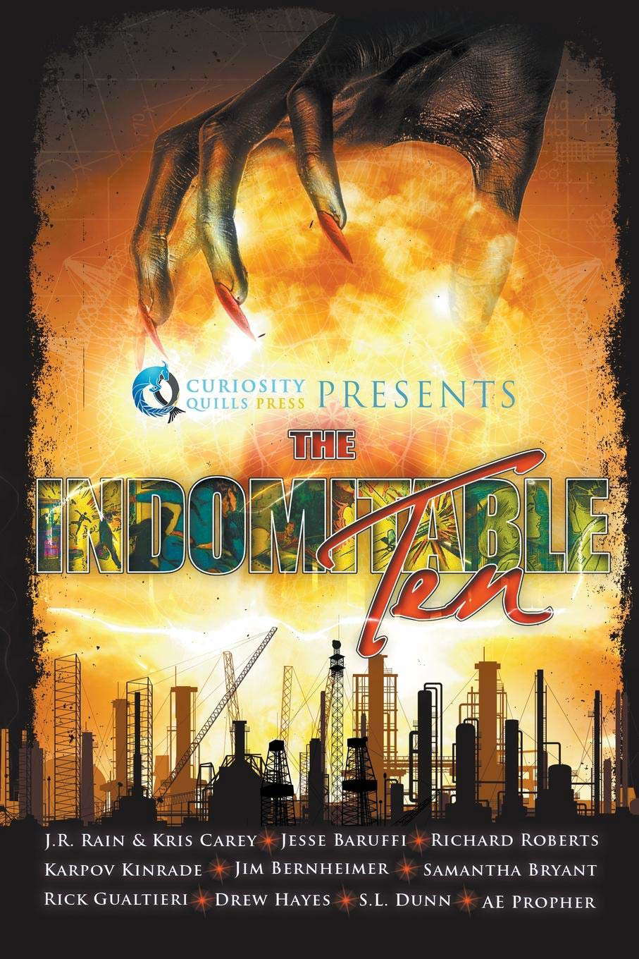 The Indomitable Ten: A Superhero/Supervillain Novella Anthology poster