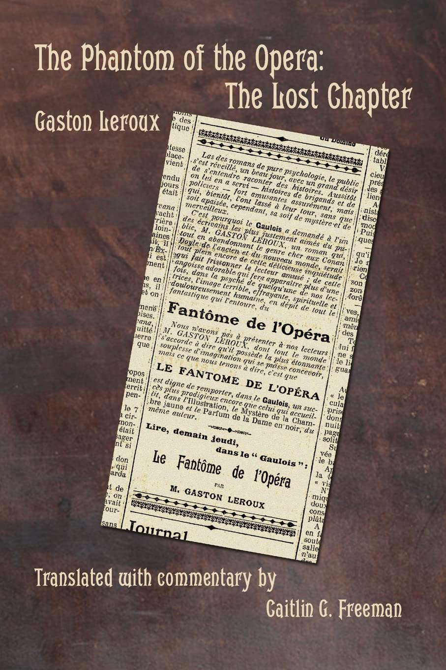 The Phantom of the Opera: The Lost Chapter poster