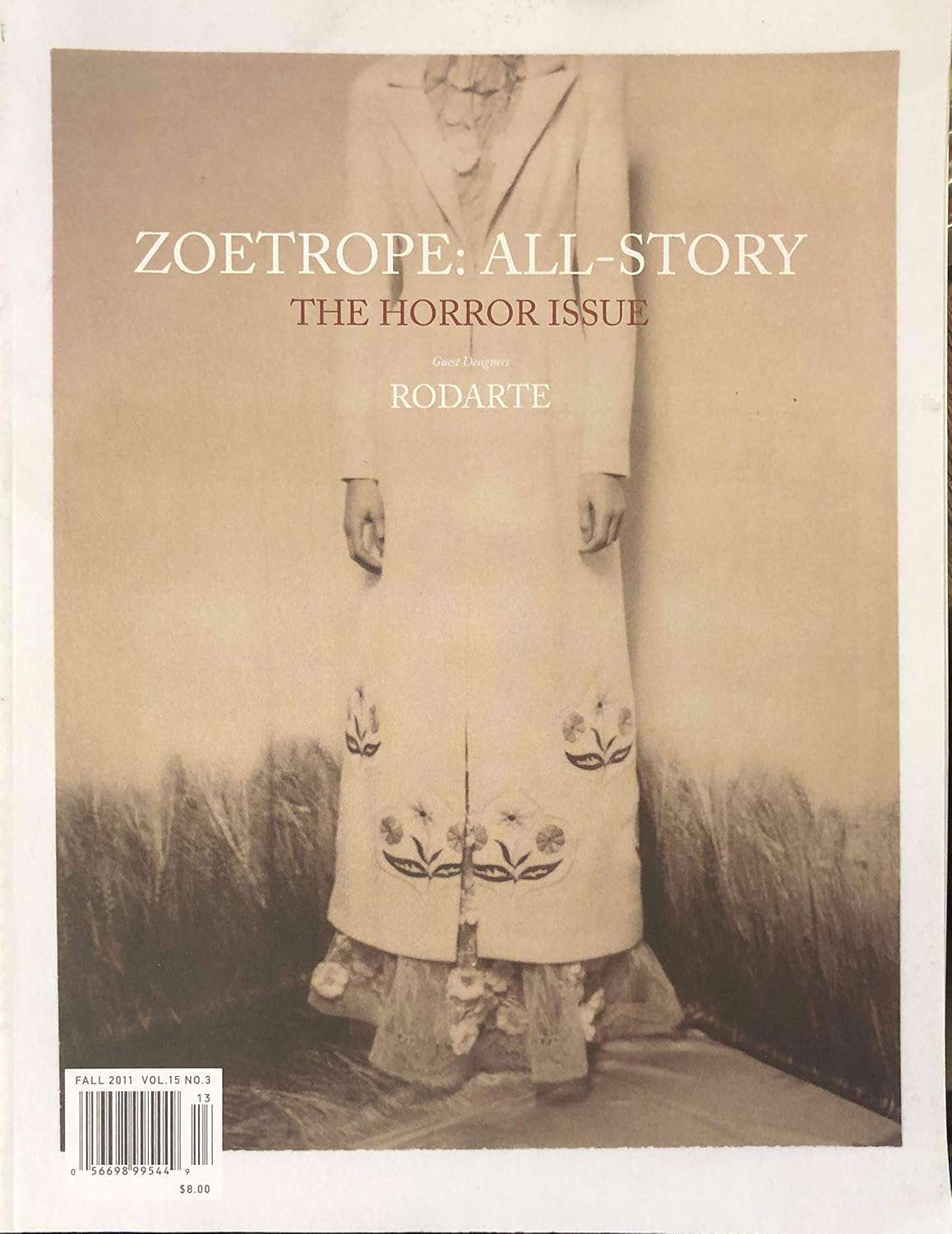 Zoetrope: All-story the Horror Issue Guest Desginers Rodarte poster