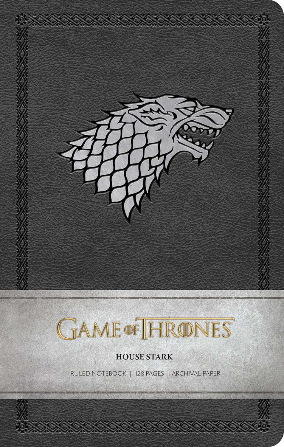 Game of Thrones: House Stark Ruled Notebook poster